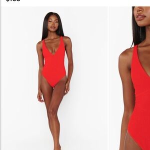 Red Swimwear - Show Me Your Mumu - Cape May One Piece - Medium